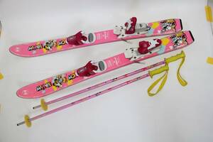 ★☆90㎝ 子供用 スキー、ストックセット ◆ Disney ◆かわいい☆★