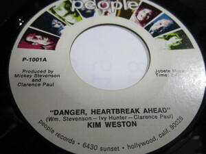 ほぼ新品　　Kim Weston Denger Heartbreak　　Ahead　　　People　　　P-１００１　　　