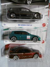 未開封未使用品 ホットウィールト プレミアム 全5種セット '90 HONDA CIVIC FF , '92 CIVIC EG, CIVIC Si , '16 CIVIC TYPE R, 2018 TYPE R_画像7