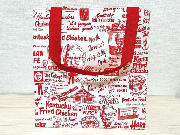 ケンタッキー大容量レジャーバッグ　KFC 大容量エコバッグ 2024 ショッピングバッグ　買い物バッグ　 トートバッグ　新品未開封