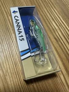 未開封　CANNA15 タイダイグリーン　カンナ　58mm 15g バイブレーション　シンキング