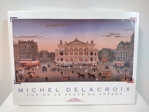 ミッシェル　ドラクロワ　オペラ広場のながめ　MICHEL DELACROIX VUE DE LA PLACE DE LOPERA オペラ　1000ピース　パズル　未開封　シミ