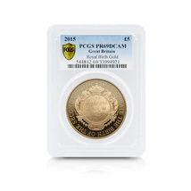 ☆即納追跡可☆ 【PCGS鑑定】2015 エリザベス2世 シャーロット王女 誕生記念 金貨 PCGS PR69DC_画像4