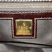 美品 1円 FENDI フェンディ マンマバケット ズッキーノ ワンショルダー ハンドバッグ ズッカ クロワッサン_画像7