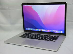 ●○AC無 Apple MacBook Pro (Retina, 15-inch, Mid 2015) i7-4870HQ 2.5G/メモリ16G/SSD512GB/MJLT2J/A○●