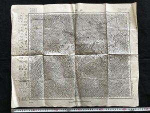 i□*　地図　「三峯」　埼玉県　1/50000地形図　昭和4年要部修正　昭和7年　大日本帝国陸地測量部　1点　/A01-②