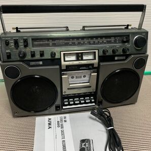 AIWA アイワ ステレオラジカセ TPR-820 昭和レトロラジカセメンテナンス済みの画像1