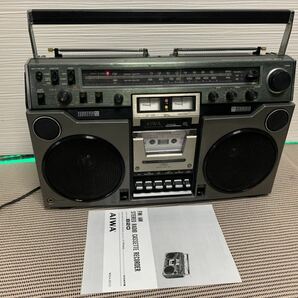 AIWA アイワ ステレオラジカセ TPR-820 昭和レトロラジカセメンテナンス済みの画像2