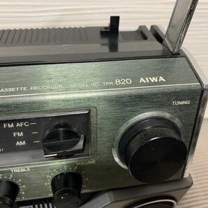 AIWA アイワ ステレオラジカセ TPR-820 昭和レトロラジカセメンテナンス済みの画像5