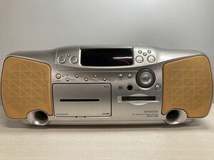 2A8KENWOOD ケンウッド MDX-E3 パーソナル ステレオ システム ラジカセ MD CD カセット コンポ オーディオ機器 通電確認済み 現状品