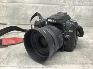 2Y98 Nikon ニコン D90 AF-S DX NIKKOR 35mm 1:1.8G レンズ カメラ 一眼レフ 現状品