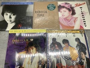 2Y119 LP レベッカ REBECCAレコード ヴォイスプリント Maybe Tomorrow ナッシングトゥルーズ ワイルド&ハニー FITZBEAT 昭和レトロ 現状品