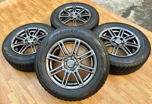 LAYCEA 15インチ アルミホイール★YOKOHAMA 195/65R15 4本セット★プリウス ウィッシュ カルディナ アリオン プレミオ等に