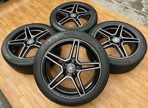 ユーロフォルシュ 18インチ アルミホイール& Continental 2022年製 225/45R18 4本セット★ベンツ Aクラス Bクラス Cクラス CLAクラス等に