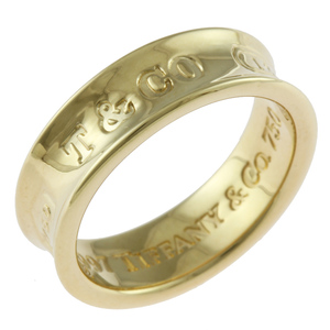 ティファニー 1837 ナロー リング 指輪 12号 18金 K18イエローゴールド レディース TIFFANY&Co. 中古 美品