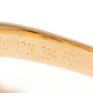 シャネル マドモアゼル リング 指輪 10号 18金 K18ピンクゴールド パール レディース CHANEL 中古 美品の画像8