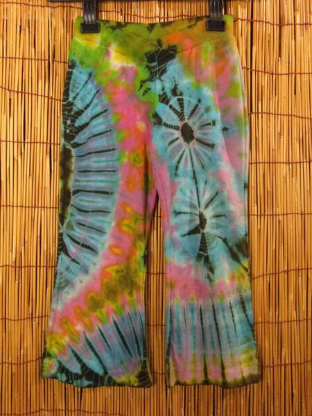 ④新品*キッズサイズ*ストレッチコットン素材*タイダイ*ゴアパンツ*