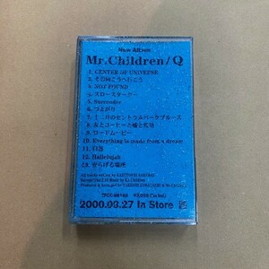 Mr.Children / Q / 非売品カセットテープ！ 検) PROMO ミスチル プロモ 桜井和寿