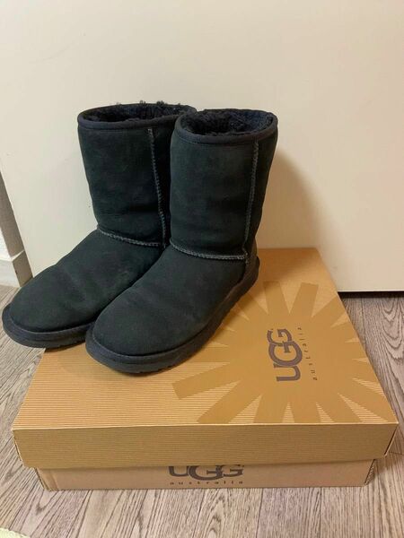 UGG アグ レディース ムートンブーツ SIZE 24cmブラック