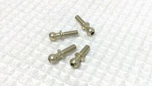 3Racing CERO ULTRA V2 4.8mm アルミ ピロボールロングセット（4個入）新品