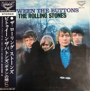 【国内初盤帯】 The Rolling Stones - Between The Buttons / ペラジャケ / 見開き / 歌詞カード付 / 1967年 ( SLC 173 )