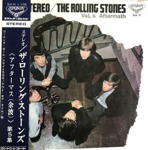 帯付 The Rolling Stones - Vol. 5 Aftermath / SLH-51 / 1966年 / 見開き / インサート付 ;B2240206
