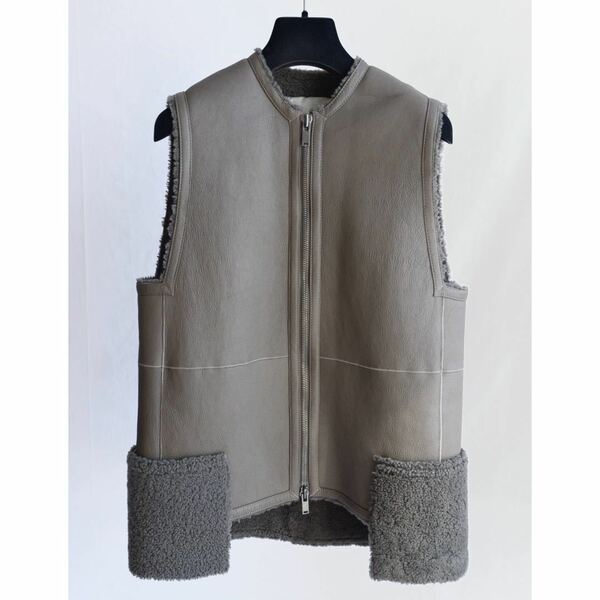 toogood AW2020 THE NOMAD GILET - LAMBSKIN SHEARLING size.S col.Grey