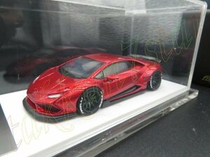 即決◆未開封◆ 1/64 OneワンモデルModel リバティーLibertyウォークwalkプレミアムコレクションLB-WORKS ウラカンHuracan LP610 ChromeRed