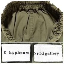 【F】E hyphen world gallery レディース スカート カーキ_画像8