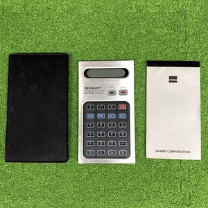 S570 SHARP シャープ ELSI MATE EL-8130 電子 電卓 コレクション 昭和レトロ 長期保管品 動作未確認 現状品