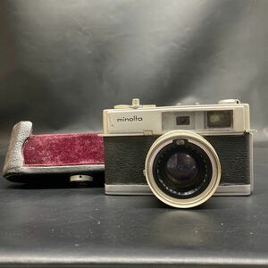 B884【minolta】 HI-MATIC 7　1963年発売 ミノルタハイマチック７　中古カメラ　動作未確認　フィルムカメラ　現状品