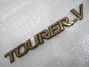 ★希少 ツアラーV TOURER-V GX90? JZX90? チェイサー? マークⅡ? クレスタ? TOYOTA トヨタ ロゴ ゴールドエンブレム 1点 旧車 中古