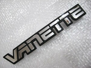 ★希少 バネット VANETTE 日産 GC22 ロゴ ダットサン 61894-G5101 DATSUN フロントエンブレム 1点 旧車 中古2