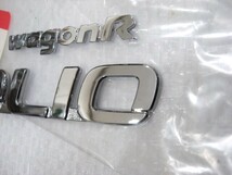 ★希少 ワゴンR ソリオ wagonR SOLIO MA34S スズキ 77831-78F10 SUZUKI 新品 ロゴ シルバーエンブレム 1点 旧車_画像4