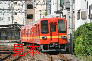 鉄道写真データ（JPEG）、00636054、8000系（8577F）、東武鉄道亀戸線、亀戸水神〜亀戸、2016.06.02、（5910×3944）