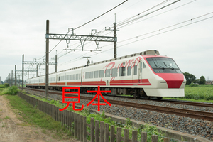 鉄道写真データ（JPEG）、00688118、200系（208F）普悠瑪デザイン特急りょうもう、東武鉄道伊勢崎線、和戸〜久喜、2016.08.11（7360×4912