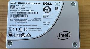 Dell DPD14 800GB SATA 6G 2.5インチ SSD S3710 SSDSC2BA800G4R R730 R440 R630 R640 R730 R740