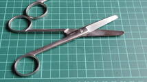 （650）新品　外科剪刃　140ｍｍ　2本セット（鉗子　鑷子　持針器　剪刀　開創器）医療器具　外科　整形外科 手術_画像6