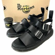 未使用 Dr.Martens ドクターマーチン GRYPHON グリフォン ストラップ サンダル 15695001 メンズ US9(約27.0cm)ブラック ワンダーバルサム付_画像1