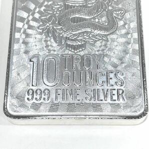 未使用 純銀 インゴット 10オンス シルバー E Pluribus Unum 10oz 10トロイオンス 送料無料の画像3