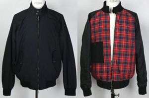 英国製 BARACUTA バラクータ コットン ポリ G-9 ハリントンジャケット 44 ブラック ビッグサイズ b7494