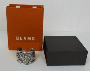 BEAMS специальный заказ BWL Bill Wall Leather серебряный to соперник Heart браслет America производства M ранг b7744