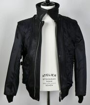 RON HERMAN ロンハーマン SCHOTT ショット 7542 174RH レザー フライトジャケット 40 黒 FLIGHT JACKET ライナー ムートンカラー b7807_画像7