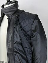 RON HERMAN ロンハーマン SCHOTT ショット 7542 174RH レザー フライトジャケット 40 黒 FLIGHT JACKET ライナー ムートンカラー b7807_画像8