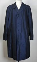 英国製 Aquascutum アクアスキュータム Aqua5 Pure Silk シルク バルマカーンコート SH44 ステンカラーコート b7546_画像1