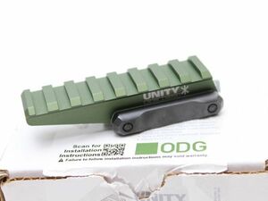 Unity Tactical Fast Optic Riser Mount - GREEN■ライザーマウント 新品