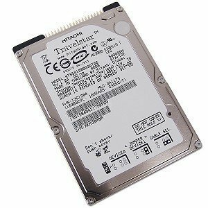 2.5” Hitachi Travelstar 5K100 HTS541080G9AT00 80GB/ATA100/5400rpm/8MB　IDE　内臓ハードディスク　送料無料【中古】