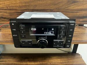 トヨタ純正 2DIN オーディオ CP-W66 CD/AUX 動作確認済み