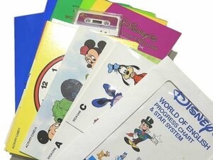 DWE ディズニー ワールド オブ イングリッシュ ACTIVITY BOOK カセット STICK-ONS カード シール ◇ 英会話 Disney WORLD OF ENGLISH ▼6B