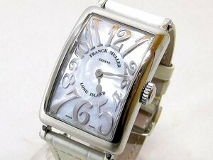 フランクミュラー FRANCK MULLER ■ 902QZ REL MOP ロングアイランド レディース クォーツ シェル文字盤 ステンレス □6B マニ1000